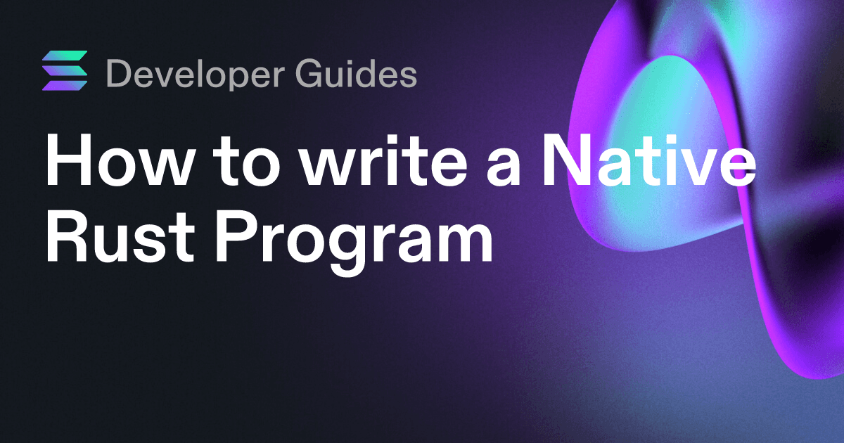 Cómo escribir un programa con Rust Nativo